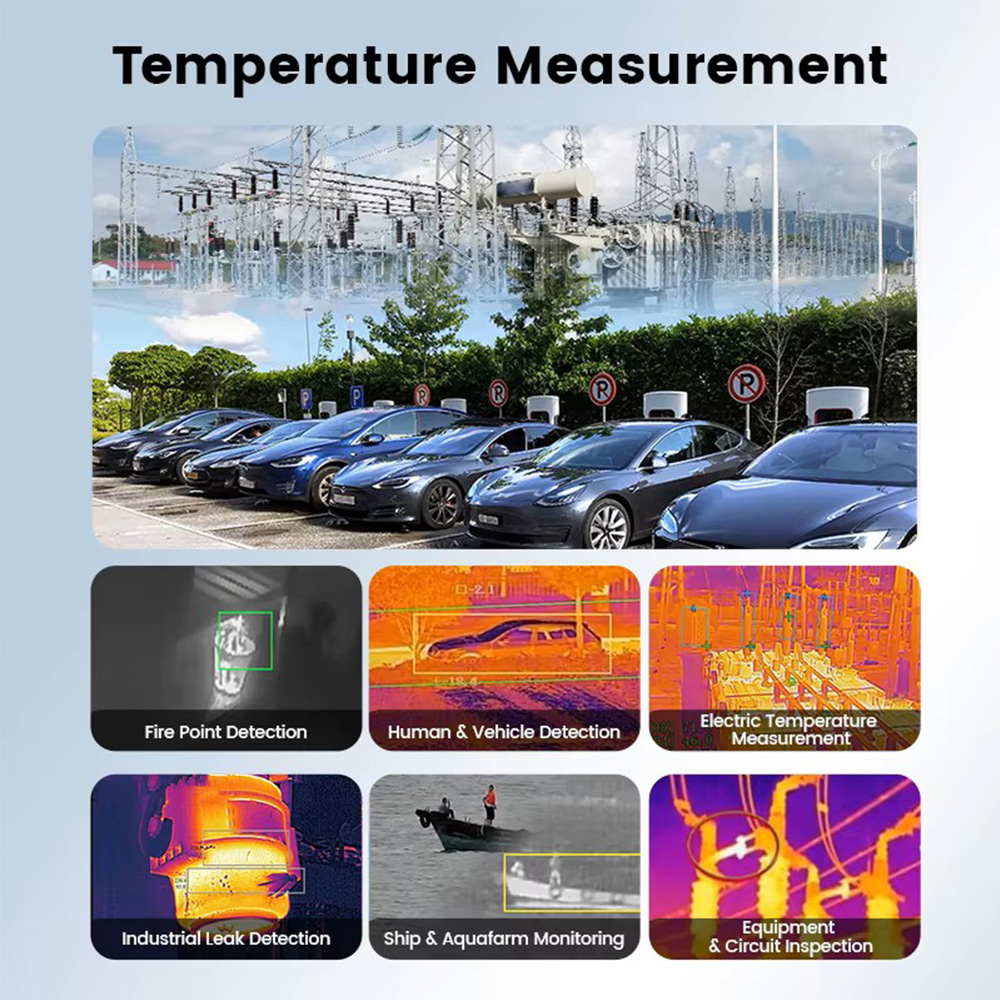 Wardmay Oil Gas Industry Explosion Proof ATEX Network Thermal Imaging Camera