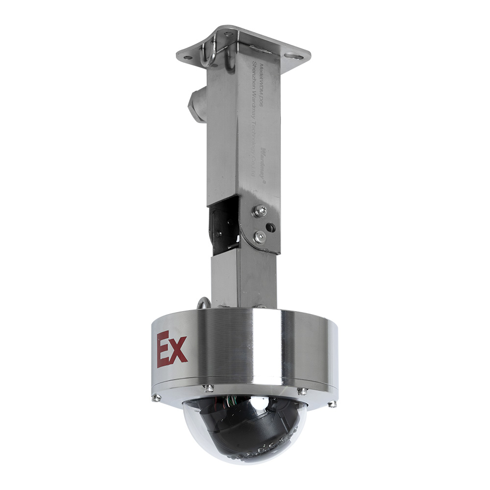 5MP 316L Stainless Steel Explosion-Proof IR Dome IP Camera For Vessels Steering Room