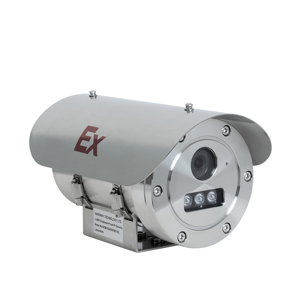 4MP Vessels IR Bullet IP 316L Explosion Proof Camera