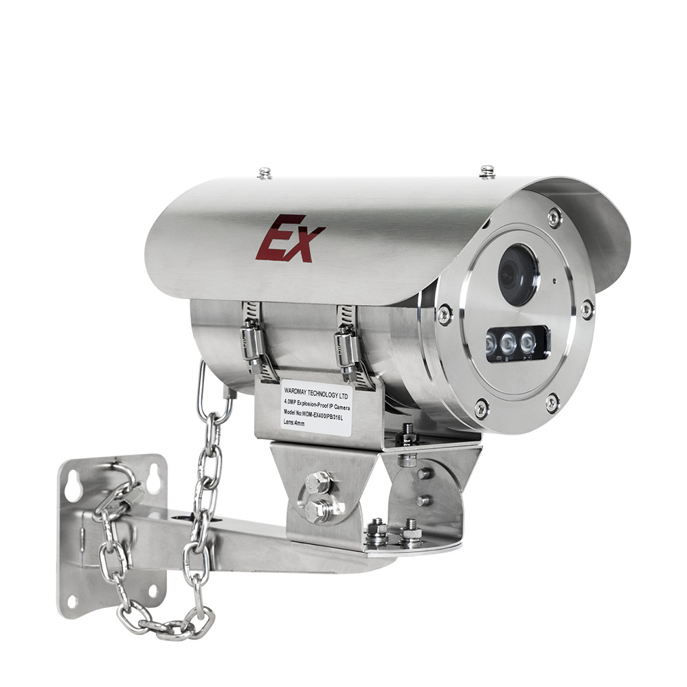 4MP Vessels IR Bullet IP 316L Explosion Proof Camera