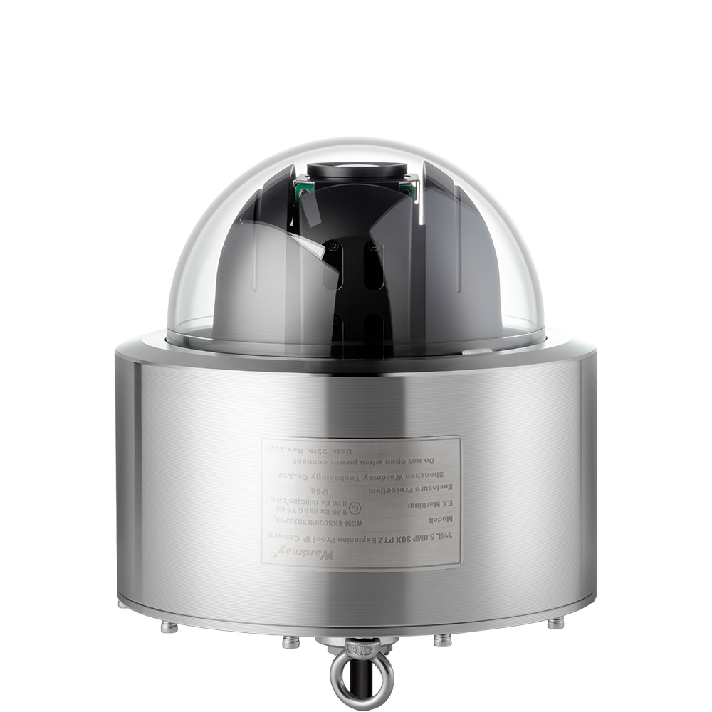 5MP 30X Zoom Marine Port Security 316L High Speed PTZ IP Explosion-Proof Camera