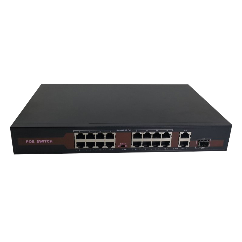 16chs 1000Mbps Uplink POE switch