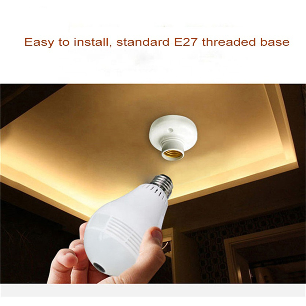 2MP 360 Panoramic Bulb Camera