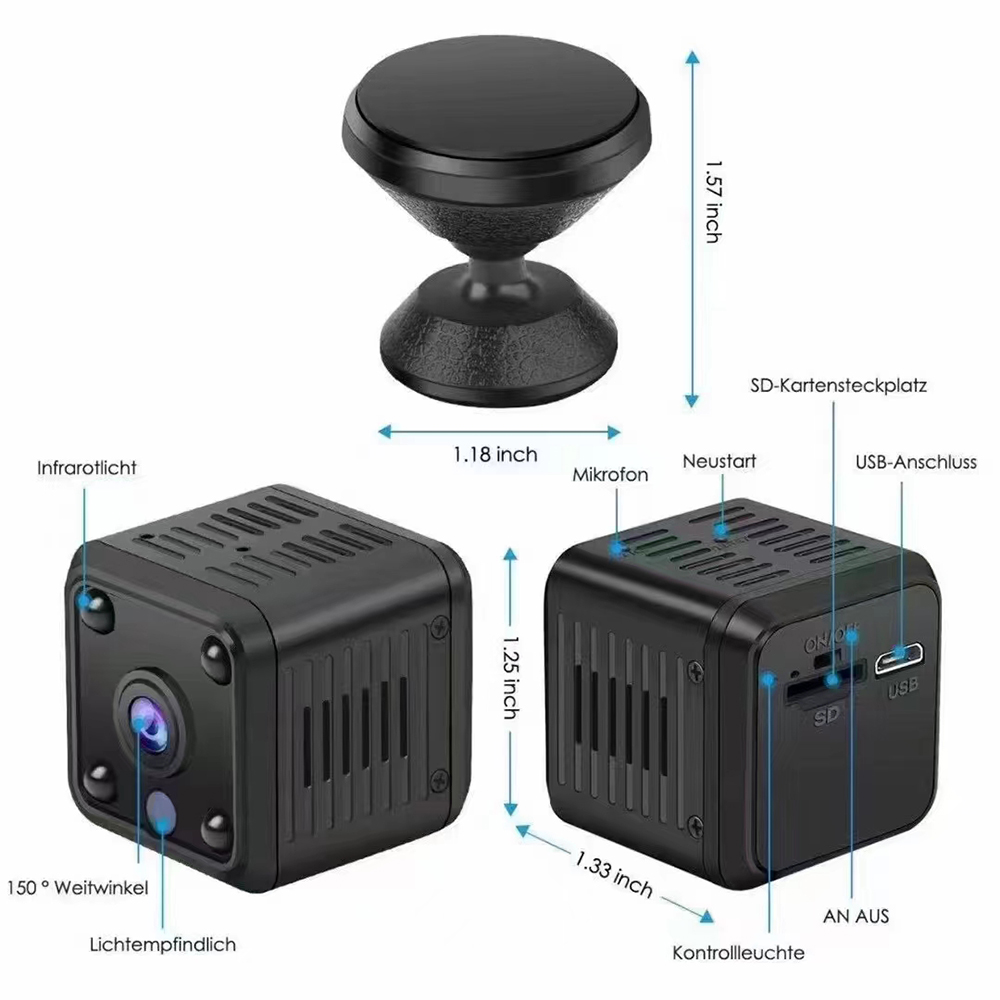 2MP Mini Box WiFi Camera