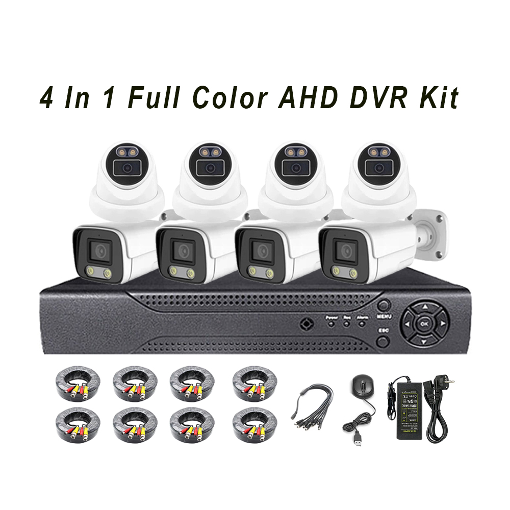 8chs 4 in 1 full color AHD kits