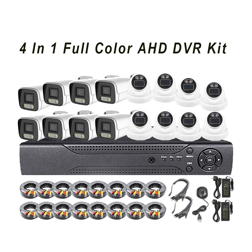 16chs 4 in 1 full color AHD kits