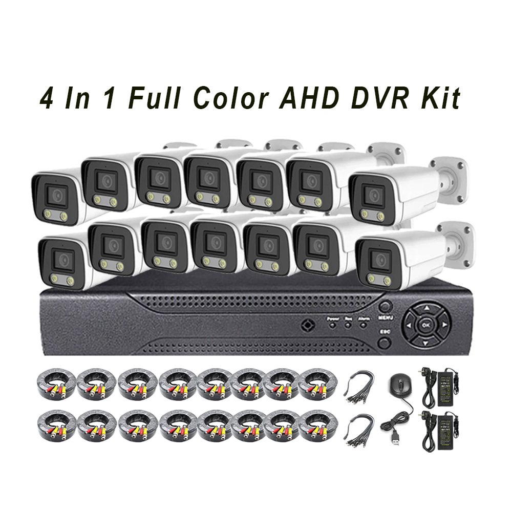 16chs 4 in 1 full color AHD kits