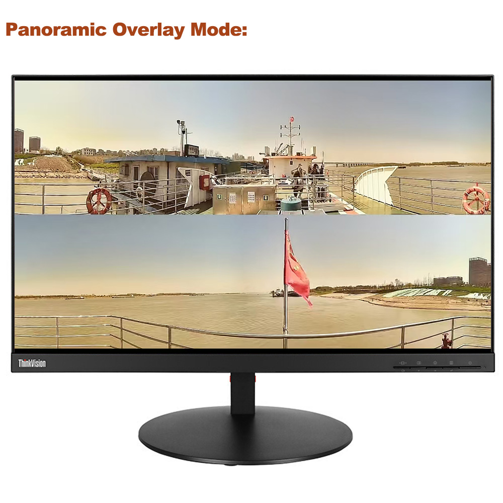 2MP Five Lens Single IP Marine Ship High-End Splicing Multi View Panoramic Camera