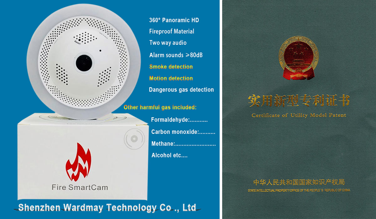 Smoke Detector Alarm WiFi Smart Camera development and customization