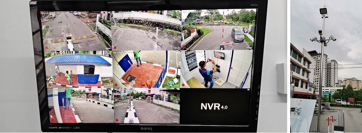 2/5/8MP Full Color POE IP Camera Installation in Malaysia